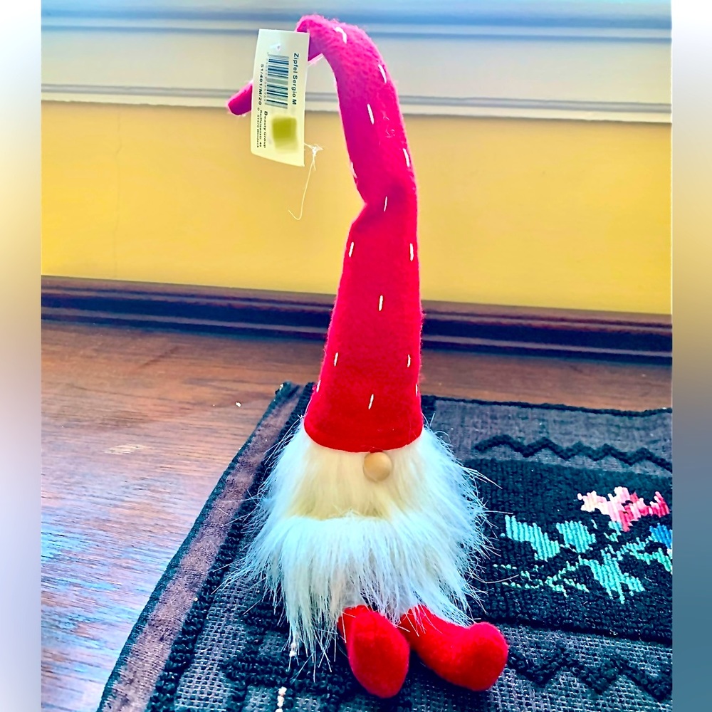 NWT Icelandic Christmas Decor Red Yul Tide Santa Troll Zipfel Sergio